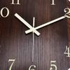 Quartz Movement Retro Wall Clock Luminous Rustic Wall Clock Retro Style Wood Wall Clock  Study Room