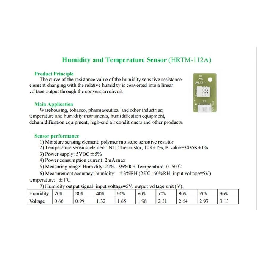Can Replace  RHI112A Temperature and humidity sensor Module RHI-112A For Dehumidifier