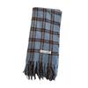 Premium Plaid Scarf Women's Winter Korean Version Fringed Student Retro Versatile Couple Thickened Warm Scarf