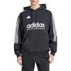 adidas Vêtement de sport Maison de Tiro Lettre rayée Imprimé à capuche Mode Confortable Sweat à capuche Homme Sweat à capuche Noir IW5936