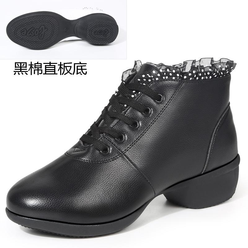 Square Dance Shoes Dance Shoes Female Adult Soft Sole Middle Heel Sailor Dance Shoes Dance Shoes Performance Shoes New Mesh