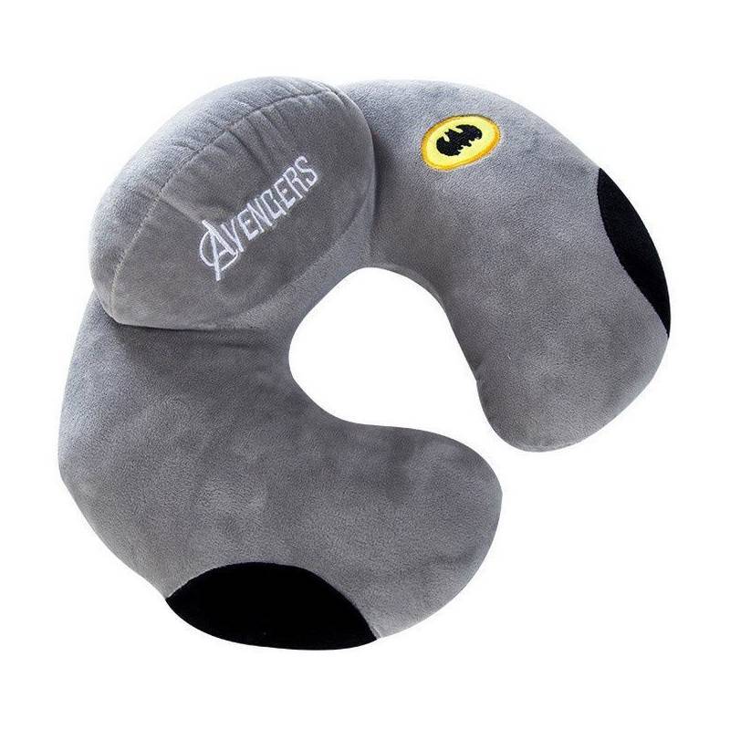 Batman U Shaped Travel Pillow With Cotton Filling For Office And Nap Breaks