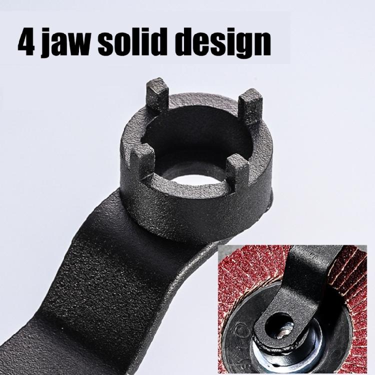 Special Four-Claws Wrench Hand Adjustment Wrench Steel For Angle Grinder Disassembly Plate Accessories Wear-resistant