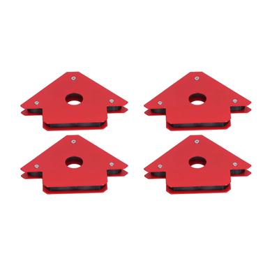 4Pcs 25lb Magnetic Welding Positioner Stainless Steel 45 Degrees 90 Degrees 135 Degrees 180 Degrees Multi Angle