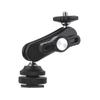 Mini Cool Ballhead Multi Function Double Ball Dead Adapter with Cold Shoe Mount & 1 4 Inch Screw for DSLR Camera