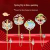 Spring City Yunnan Kunming Landmark Bookmark: Dianchi Lake, Daguan Pavilion, Golden Horse