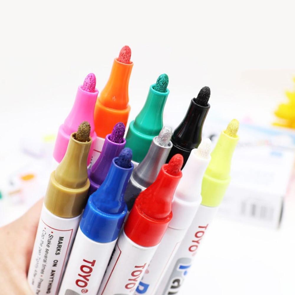 Buy Car Paint Marker Pens Auto Writer Tyre Doodle Pen for Metal Glass