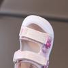Girls' Sandals Summer New Girls' Baby Shoes Princess Sandals Cartoon Light-up Soft Sole Walking Beach Shoes