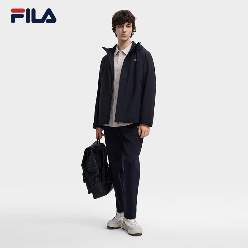 FILA Men's Winter Fashion Hooded Two-Piece Set