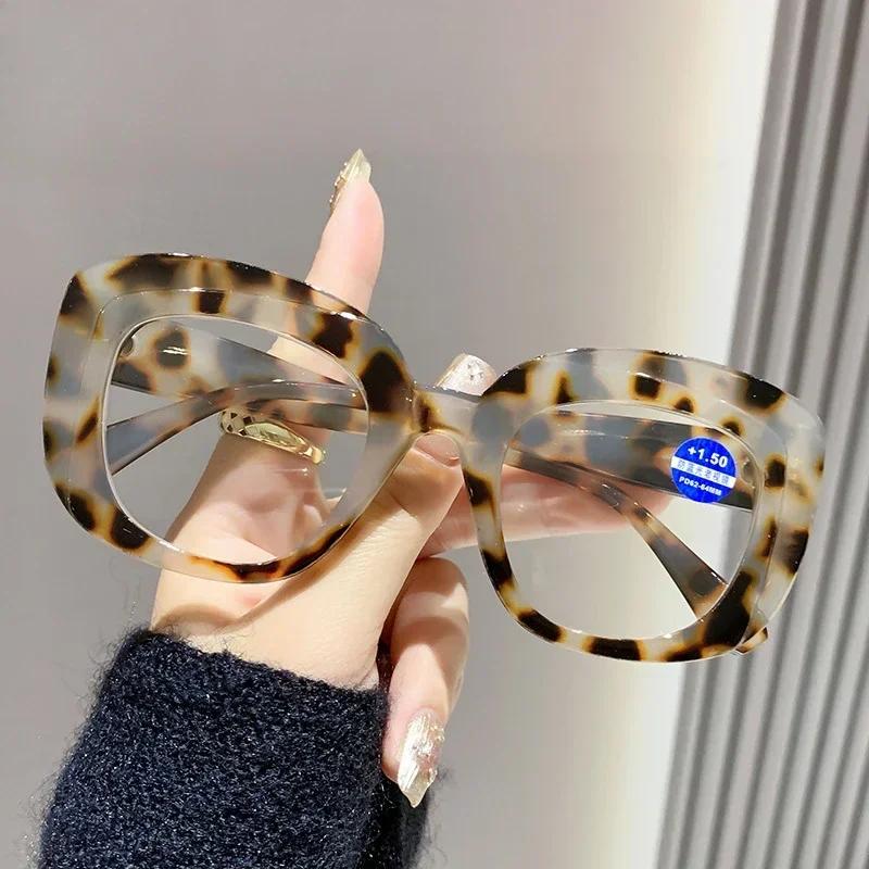 

Fashion Elegant Reading Glasses Neutral New Full Frame Blue Light Blocking Eye Protection Presbyopia Glasses +1.0 To +4.0 3.5