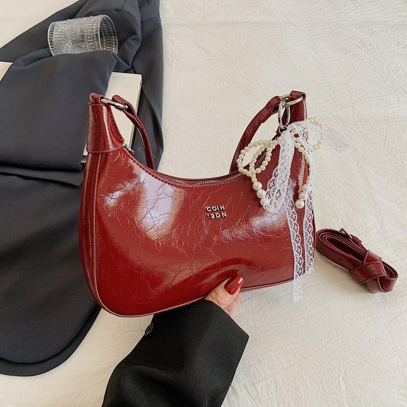 Premium Texture Underarm Bag Women's 2025 New Trendy Summer Foreign Style Shoulder Women's Bag Versatile Oblique Span Women's Bag