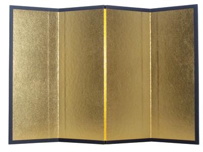 Goldener Paravent (Seiwa Gold) Vierflügeliger Paravent H265 x B392