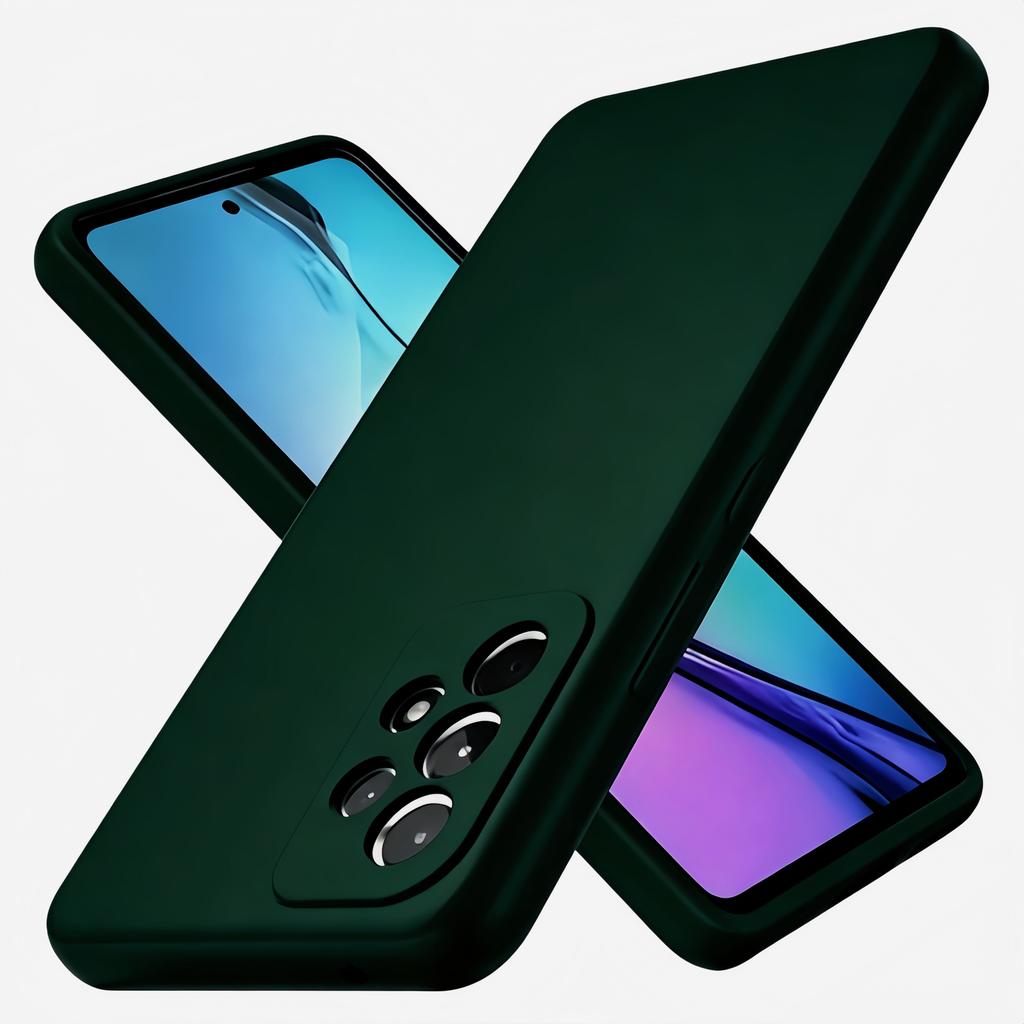 Funda Protectora de Silicona Líquida a Prueba de Golpes de Color Sólido Moda Noble para Samsung Galaxy A53 5G