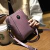 Leather Women's Mobile Phe Bag Single Shoulder Messenger Purse Fashi All-match Oil Wax Cowhide Casual Crossbody Small Bag