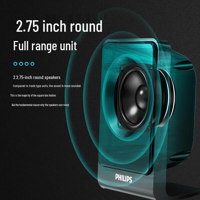 Philips SPA1301 2.1 Channel Wired Desktop Speaker