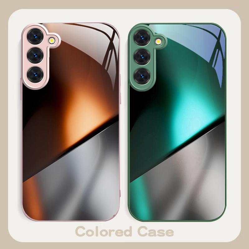 Mysterious Color and Light For Samsung S26 S22 S8 9 10 S20 Ultra S21 Pro S22 Plus S23 FE S24Ultra S25 Edge S24+ Glass Phone Case