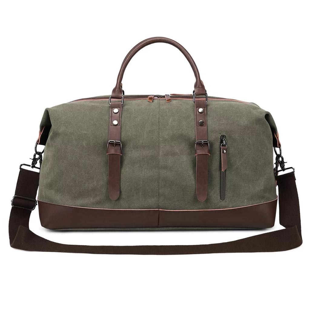 TS JYL Laptop bag,Vintage Canvas Travel Bag Large Capacity Shoulder Crossbody Business Bag