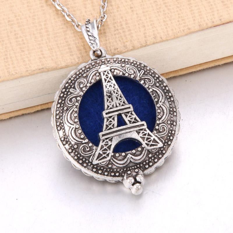 Aromatherapy Necklace Tree of Life Diffuser Jewelry Vintage Open Locket Pendant Essential Oil Perfume Aroma Diffuser Necklace