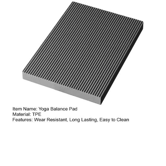 Yoga Balance Pad Wear Resistant Anti-Slip Design Waterproof Thickened Physical Therapy Large Balance Pad Strength Training Tool