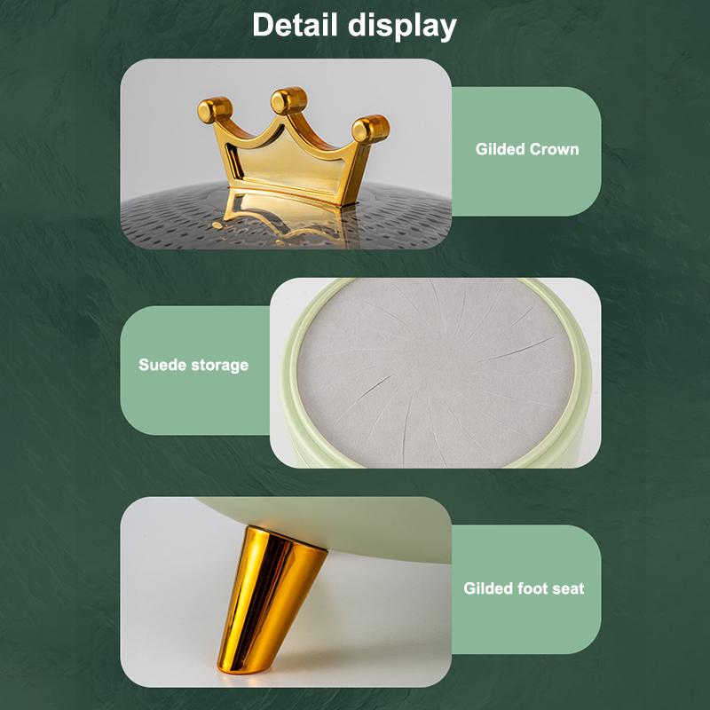 Schreibtisch-Aufbewahrungsbox Kosmetik-Aufbewahrungsbox Halskettenbox Lippenstift-Displaybox Schmuck Schreibtischdekoration Multifunktionale Accessoires