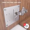 Stainless Steel Hinge Repair Plates Kitchen Cupboard Cabinet Wardrobe Window Door Hinge Repairing Fixing Tool Furniture Hardware