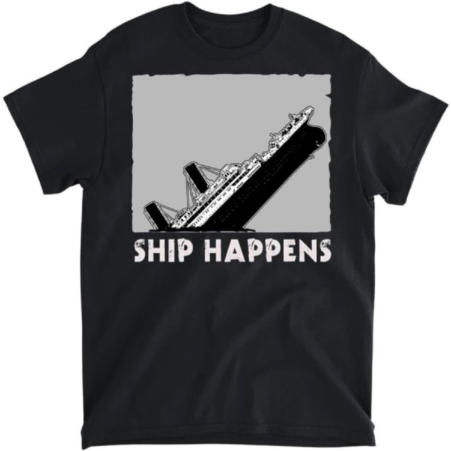 Смешной подарок на Титаник Путешествие RMS Titanic 1912 Футболка, Рубашка с длинным рукавом, Толстовка, Худи Унисекс Взрослый размер Сделано в Канаде S