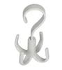 Solid Color Household Plastic Portable Tie Rack For Closets Rotating Ties Hook Holder Belt Scarves Hanger Clothing Organizer
