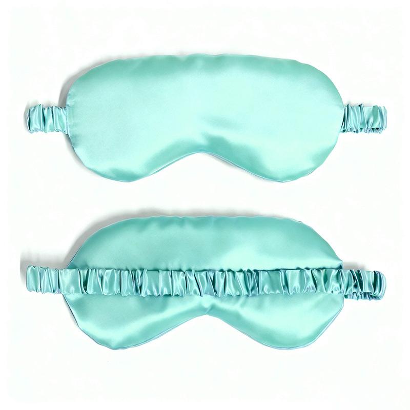Eye Mask Satin Sleep Blackout Blindfold Soft Comfortable Travel Sleeping Mask Women Men Adjustable Elastic Band Eye Cover