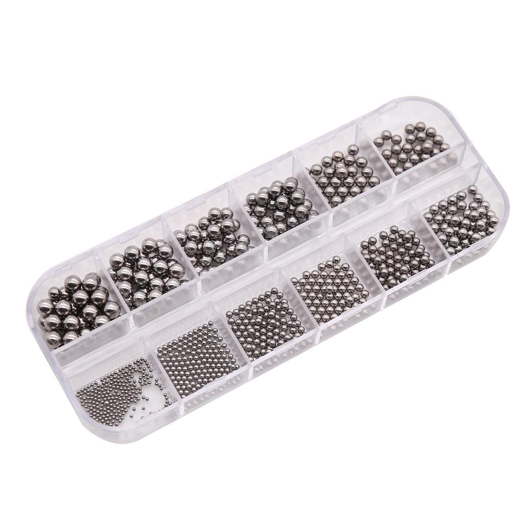 1mm-10mm Hochpräzisions-Kugellager Glatte Kugel-Box-Set - 304 Edelstahl