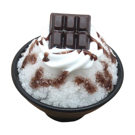 

Забавный Мини Реалистичный Красочный Миниатюрный Мороженое Кукольный Домик Еда Сувенир Подарок Ролевые Игры коричневый