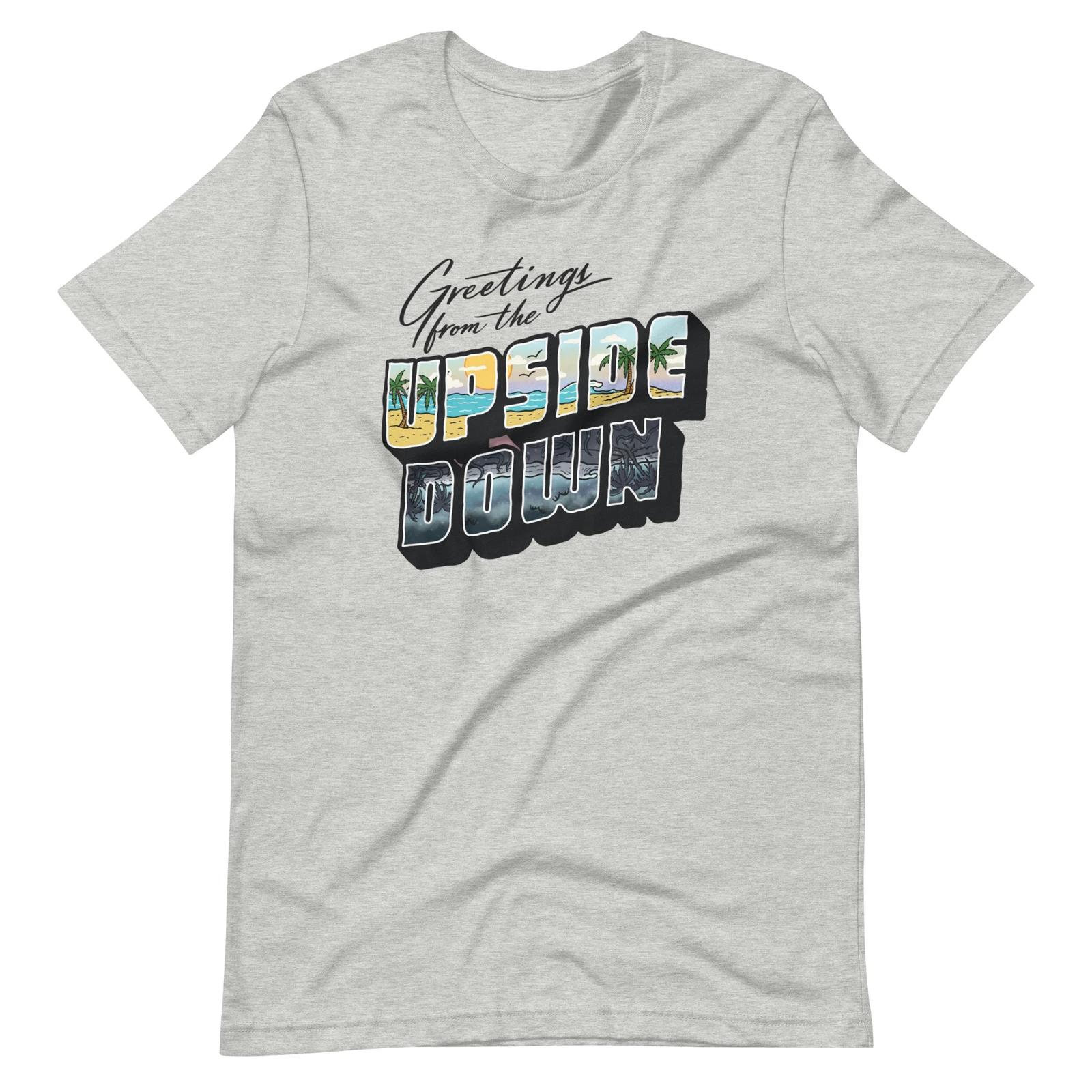 GREETINGS FROM THE UPSIDE DOWN RETRO UNISEX STRANGER THINGS T-shirt SEASON 5 L