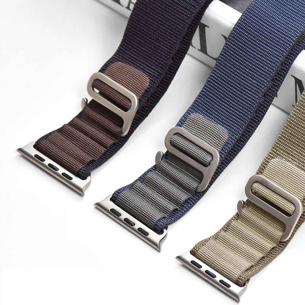 Alpine Loop Band for Apple Watch Ultra 2/Ultra 49mm 45mm 41mm 44mm 40mm 42mm Sport Nylon Outdool Breathable Strap for iWatch Series 9 8 7 SE 6 5 4 3
