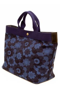 Tragetasche für A4 aus Okayama Gänseblümchen reichlich perfekt für ein Geburtstagsgeschenk für [creare KIKI] Frauen, Größe, leicht, Japan, Denim, Tragetasche, Platz,