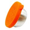 50ml Sauce Container Leakproof Reusable Pack Sauces Stainless Steel Dipping Sauce Cup with Silicone Lid for Lunch Box