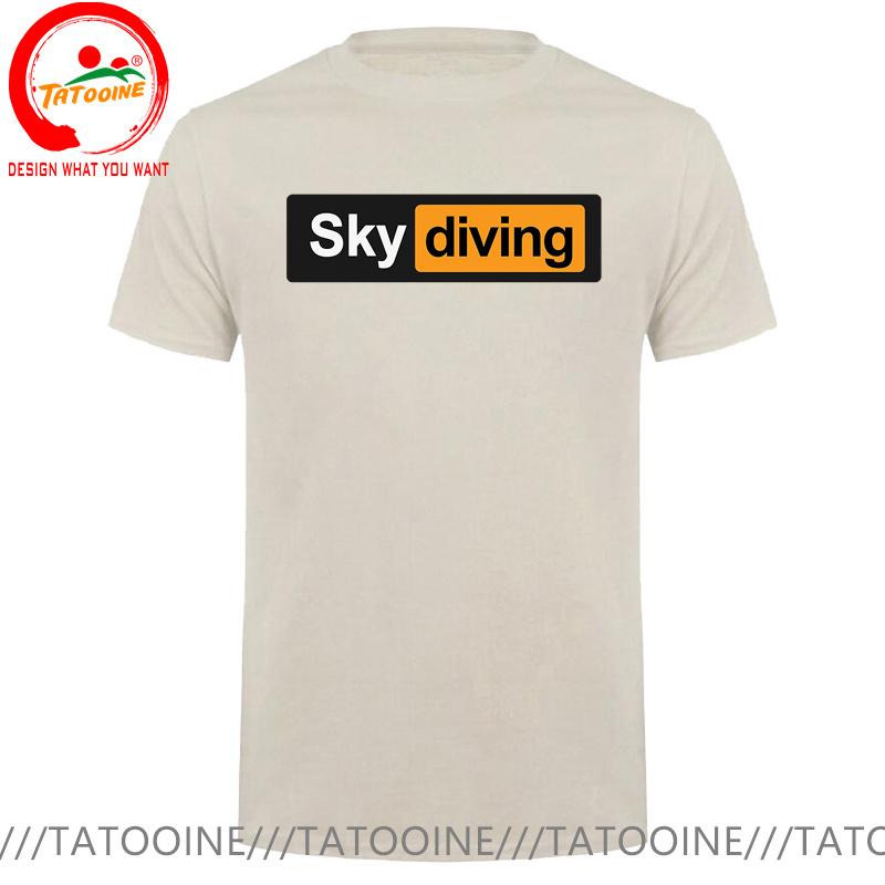 Funny Sky Diving Tshirt Skydiving T Shirt Unisex Sky Diver Diving Tee Shirt Oversized S6xl Tshirt Risky Extreme Sports Clothing