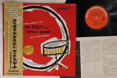 LP Record  - Best Of Max Roach & Clifford Brown  GXC3126M GNP CRESCENDO 1976 Japan Obi Jazz