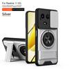 For Realme 11 5G Case Realme 11X Cover Narzo 60x Phone Case Magsafe Magnetic Fold Holder Military Armor Camera Protection Cover