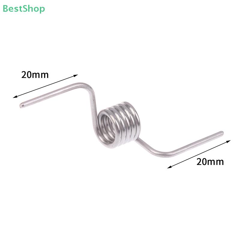 2pcs Refrigerator Door Flip Beam Spring - Stainless Steel Torsion Spring Replacement Parts for Fridge Door