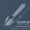 ZISIZ Individually Wrapped Disposable Mini Dessert Spoons