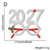 Festive Plastic Glasses Party Headband 2027 New Year Christmas Decor Hair Accessory for Kids Holiday Party Gift