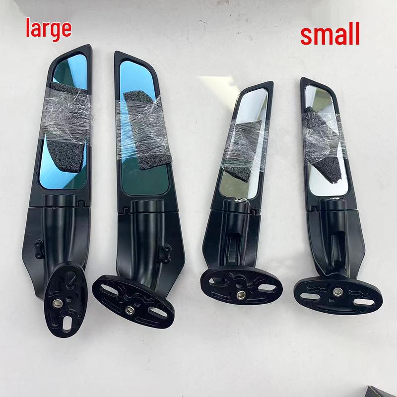 Motorcycle Windshield Rearview Mirrors for Honda, Yamaha, Kawasaki - Large & Small Sizes Available