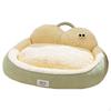 Cat Bed, Snug Plush Pet Sofa, Winter Warmth, Small Dog Couch, Indoor Sleeping Tien Green 45x35x26cm