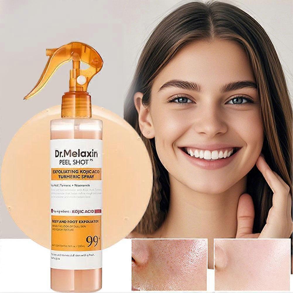 Dr.Melaxin Kojic Turmeric Exfoliating Spray 200ml for Skin Brightening