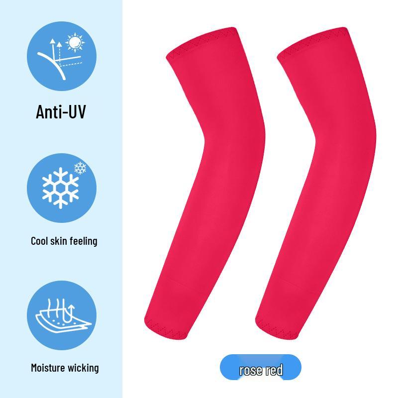 Dünne Anti-Pilling UV-Schutz Radsport-Armlinge für Kinder - Outdoor Eisseide Sonnenschutz-Ärmel