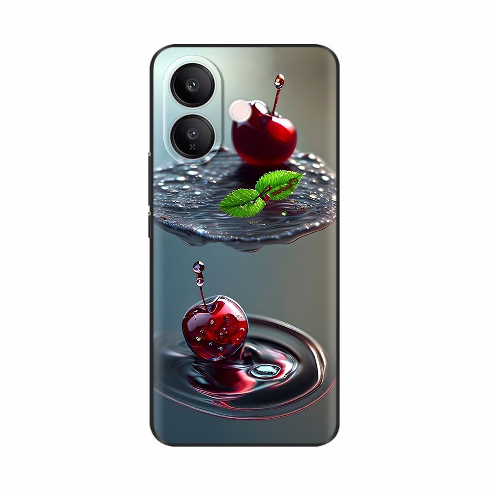 For Vivo V60 Lite Case Case Sweet Love Heart Flower Soft Silicone TPU Cover For Vivo V60 Lite 4G 5G Phone Cases Protective Coque