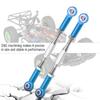 Aluminium Alloy Steering Linkage Rods for Traxxas Slash 110 Scale RC Truck (Blue)