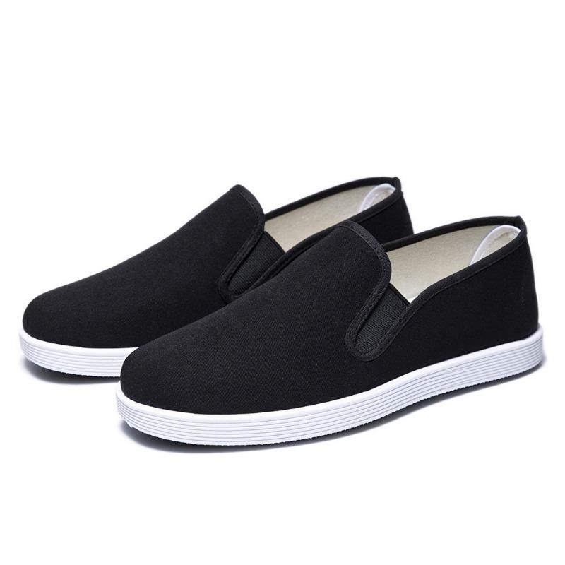 Old Beijing cloth shoes soft sole comfortable casual shoes outdoor daily one-pedal comfortable breathable men's shoes