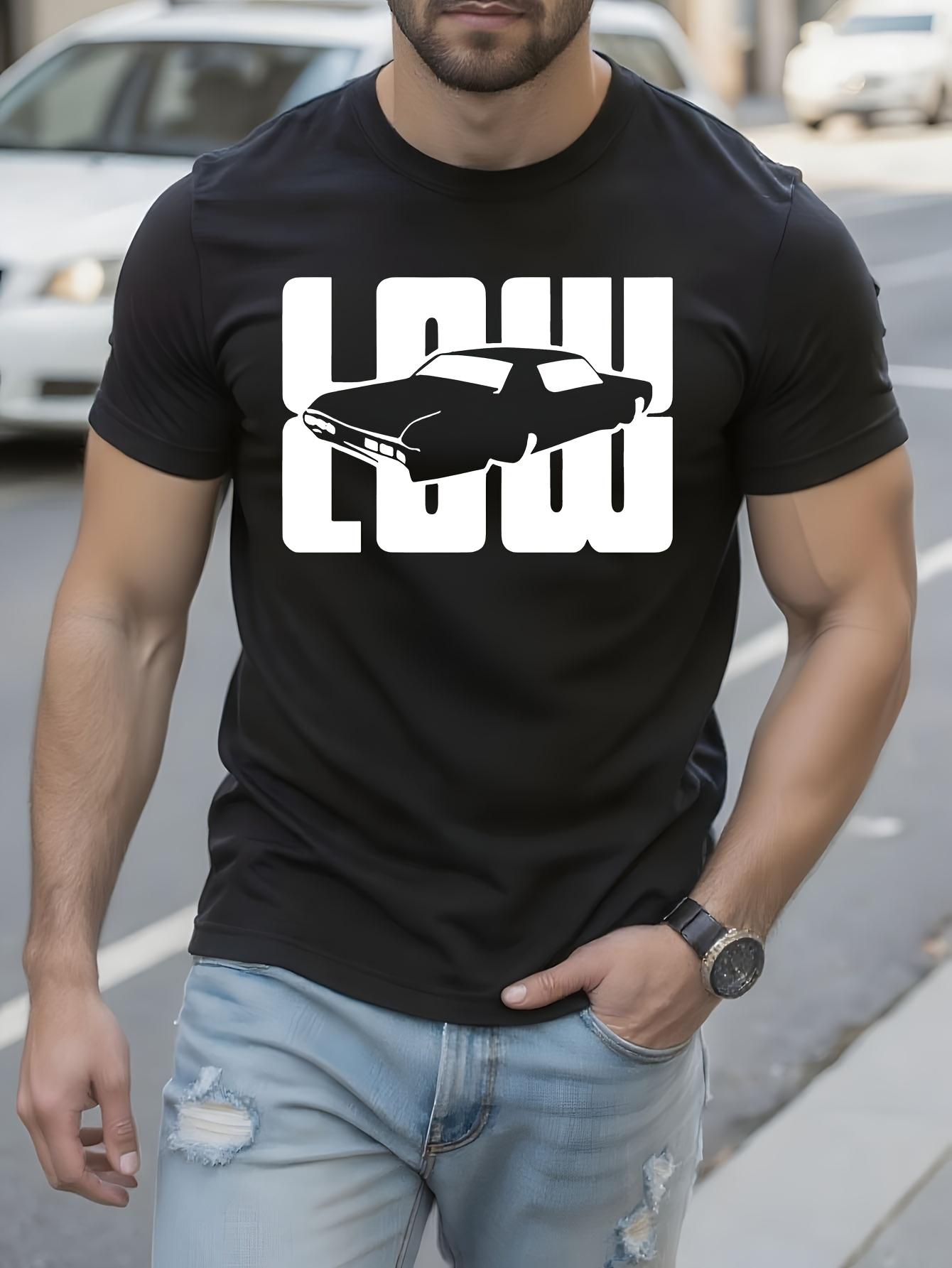 Lowrider Graphic Tshirt - Vintage Car Design Tee S