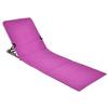 HI Chaise tapis de plage pliable PVC Rose