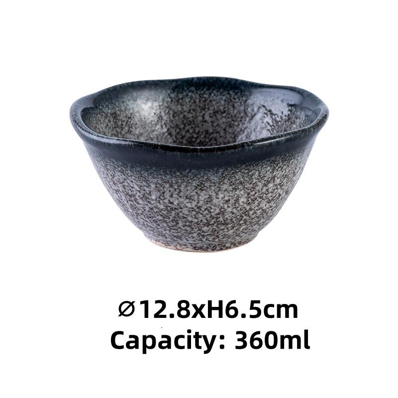 5inch 5.5 Inch Japanese Ceramic Rice Bowl Porcelain Dishes Pretty Restaurant Table Top Items Soup Noodles Sauce Bowls Dinnerware
